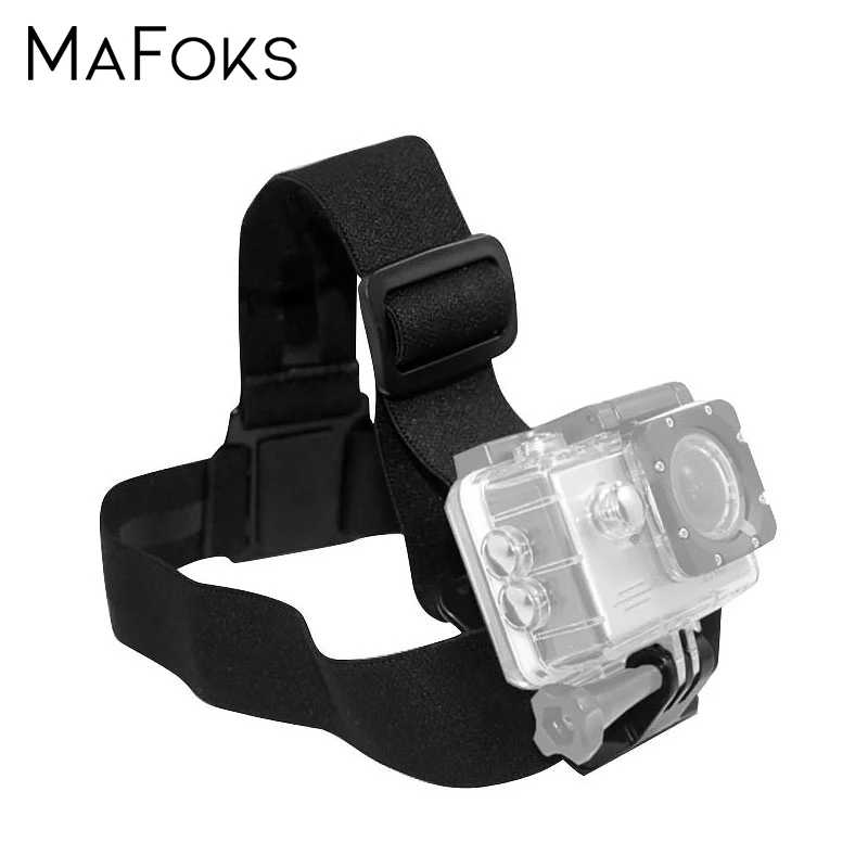 Эластичное Крепление на голову для камеры GoPro Hero 9 8 7 6 5 4 Session SJCAM XiaoYi 4K Eken h9 Go Pro Kit