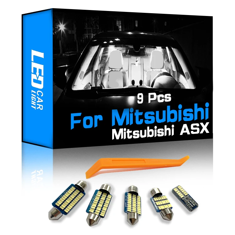 

Подсветильник ка салона автомобиля Canbus для Mitsubishi ASX 2010-2020, 9 шт.