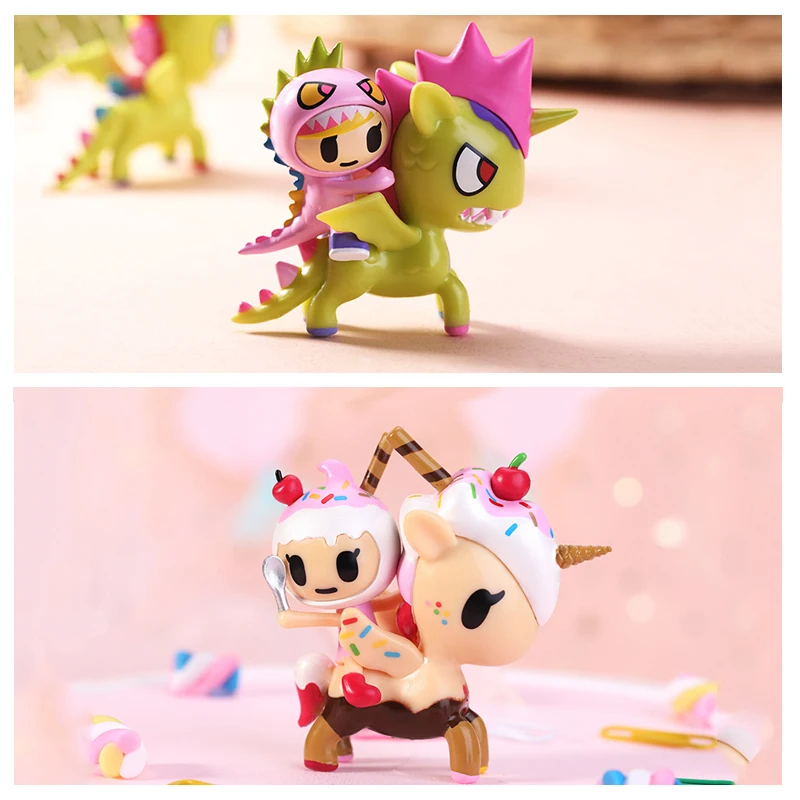 Оригинальная фигурка Токидоки единорог друг глухая коробка кукла-единорог