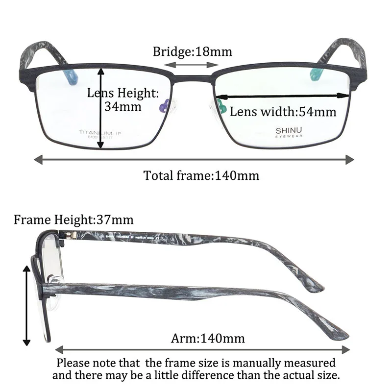 Очки мужские ультралегкие эластичные в титановой оправе 18 г | Аксессуары для