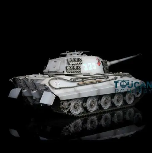 

Heng Long 1/16 6.0 Customized King Tiger Barrel Recoil RC Tank 3888A Metal Wheels TH16617-SMT4