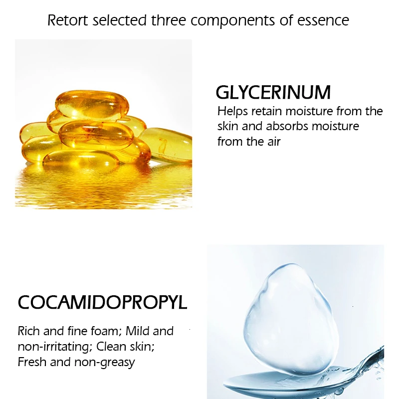 SENANA, гиалуроновая кислота, очищающее средство для лица, удаляет акне, черная глубоко очищающая средство, увлажняющее масло, питающее пятна, уход за кожей