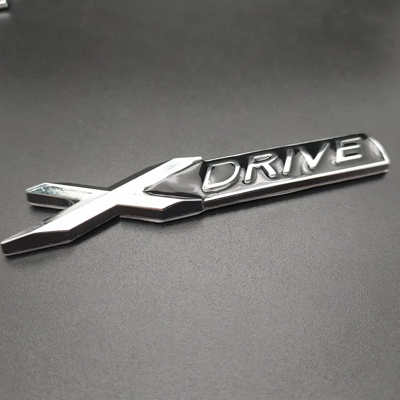 Car Accessories 3D Chrome Metal XDRIVE X DRIVE Emblem Logo Sticker Badge Decal Styling For BMW X1 X3 X6 E36 E90 F10 F30 e46 | Автомобили и