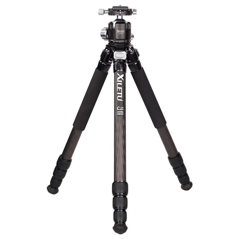 

X284C+LG44 Professional Photography Carbon Fiber Tripod Kit Stand 360 Degree Panorama Ballhead For Dslrs Cameras Tall