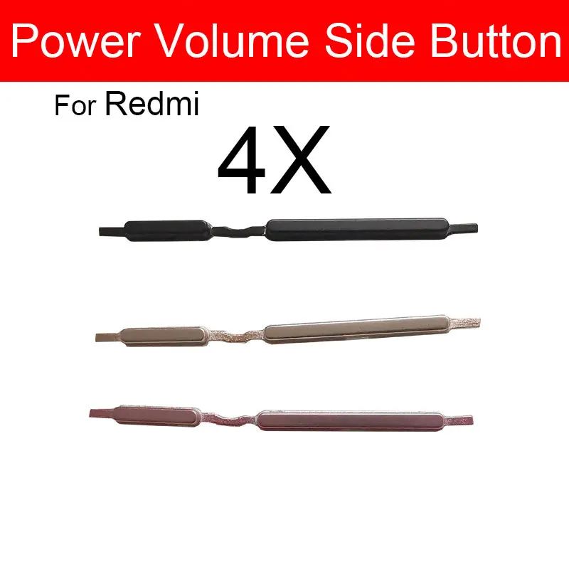 Боковая кнопка регулировки громкости для Xiaomi Redmi 3 4A 4X включения/выключения