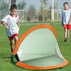 Складная черная сетка для футбола, 1 шт., футбольные ворота с сеткой, для тренировок на открытом воздухе, в помещении, Детская футбольная палатка, аксессуары для игрушек R6Y3