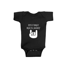 newborn baby short sleeve cotton baby bodysuit cute baby boy clothes jumpsuit infant outfit baby body rock 0 18 months