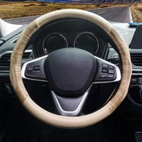 car steering wheel cover car handle cover four seasons universal leather medium spelling color non slip steering wheel cover