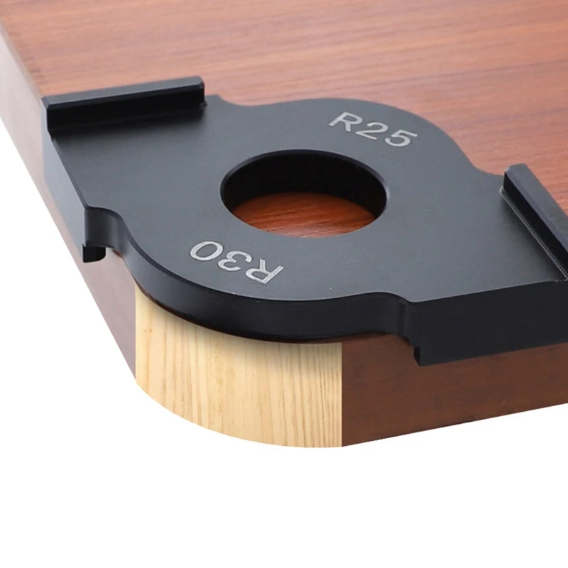 

3Pcs Trimming Engraving Machine Round Corner R Angle Round Arc Woodworking Semicircle Quick Positioning Template Tool