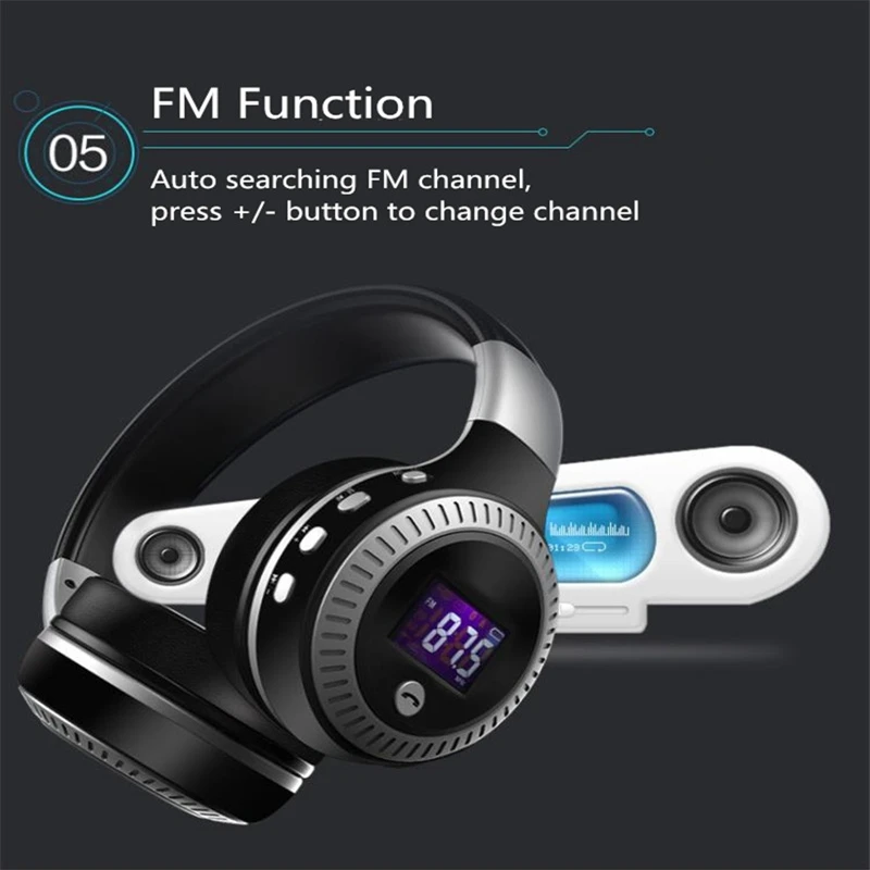 QearFun B19 высокоточная Вставка карты FM Беспроводная гарнитура спортивные Bluetooth