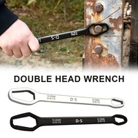double headed self tightening wrench universal double end wrench chromium vanadium steel 8 22mm key set screw nuts wrenches