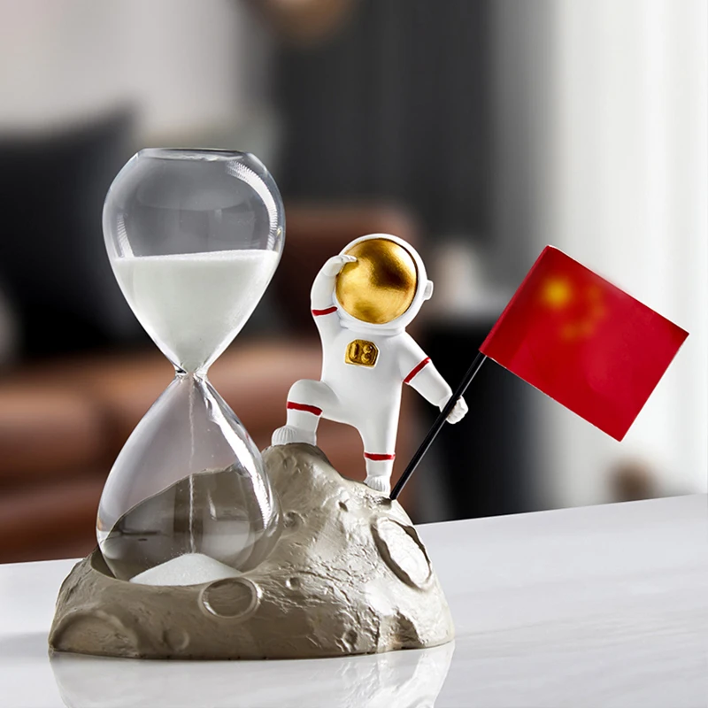 Home Decoration Astronaut Hourglass 5 Minutes Timer Desk Table Clock Sand Children Toy Gifts | Дом и сад
