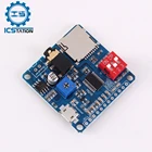 Модуль воспроизведения голоса, музыкальный стерео плеер, декодер WAV MP3, триггер вводавывода UART 5 Вт, усилитель класса D, Плата усилителя, слот для карт TF