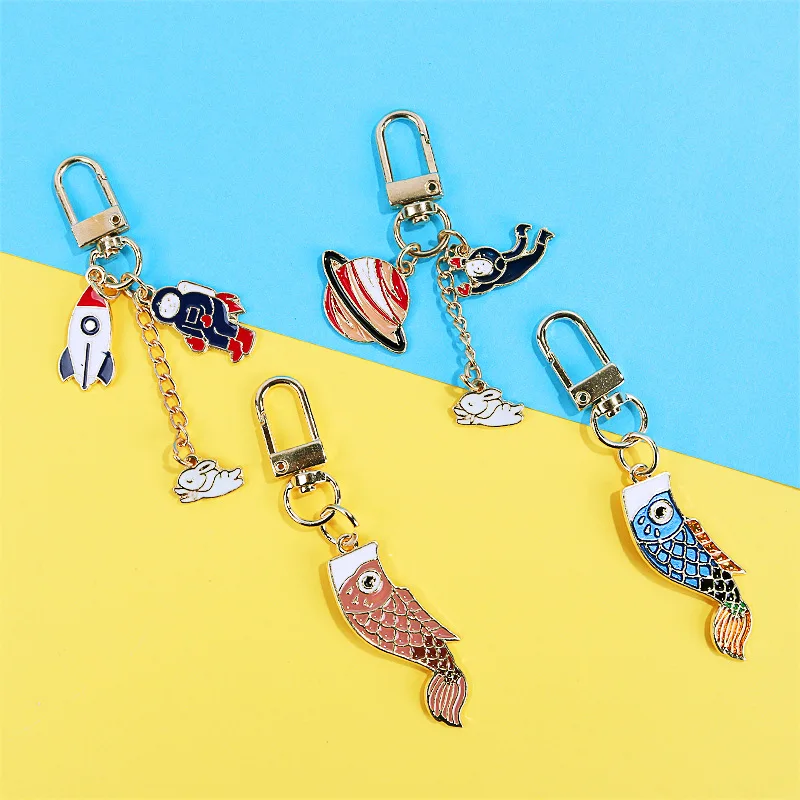 Новый модный брелок от земли! НЛО космический корабль астронавт ракета планеты