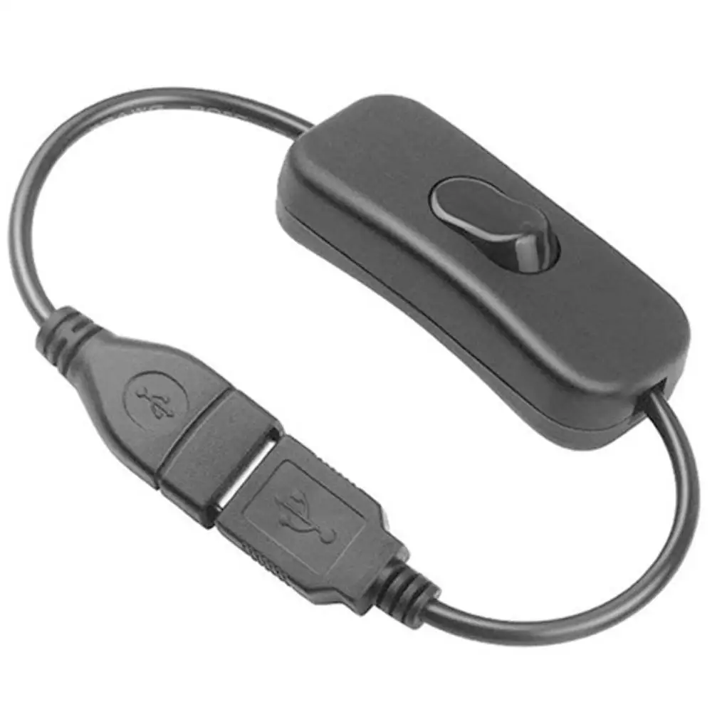Кнопка включения/выключения штепсельная вилка DC кабель питания USB Женский Для