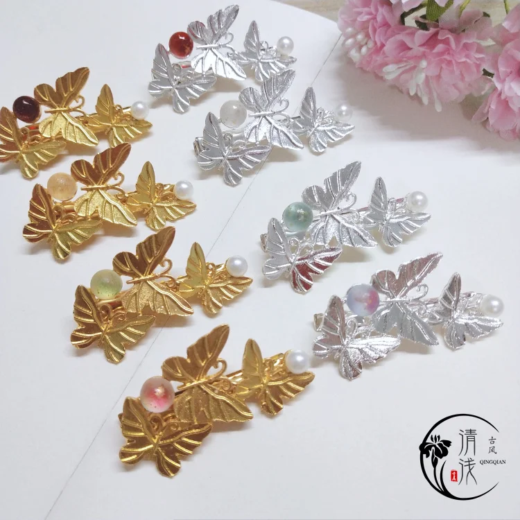 

Заколка для волос с бабочкой Tian Guan Ci Fu Hua Cheng Xie Lian