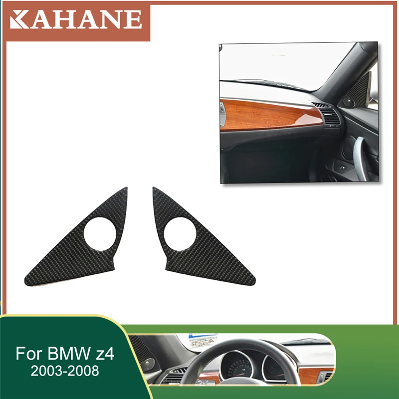 

For (Common For Left And Right) BMW Z4 03-08 Tweeter Panel 2-piece Set Car Accessories Interior Carbon Fiber Stickers Decorative