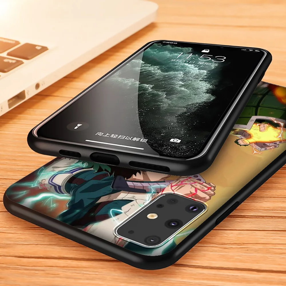 Мягкий чехол Lavaza из ТПУ с аниме Мой боку No Hero для Samsung A01 A11 A21 A41 A2 Core A20e A70s J4 J7 Duo J6 J8