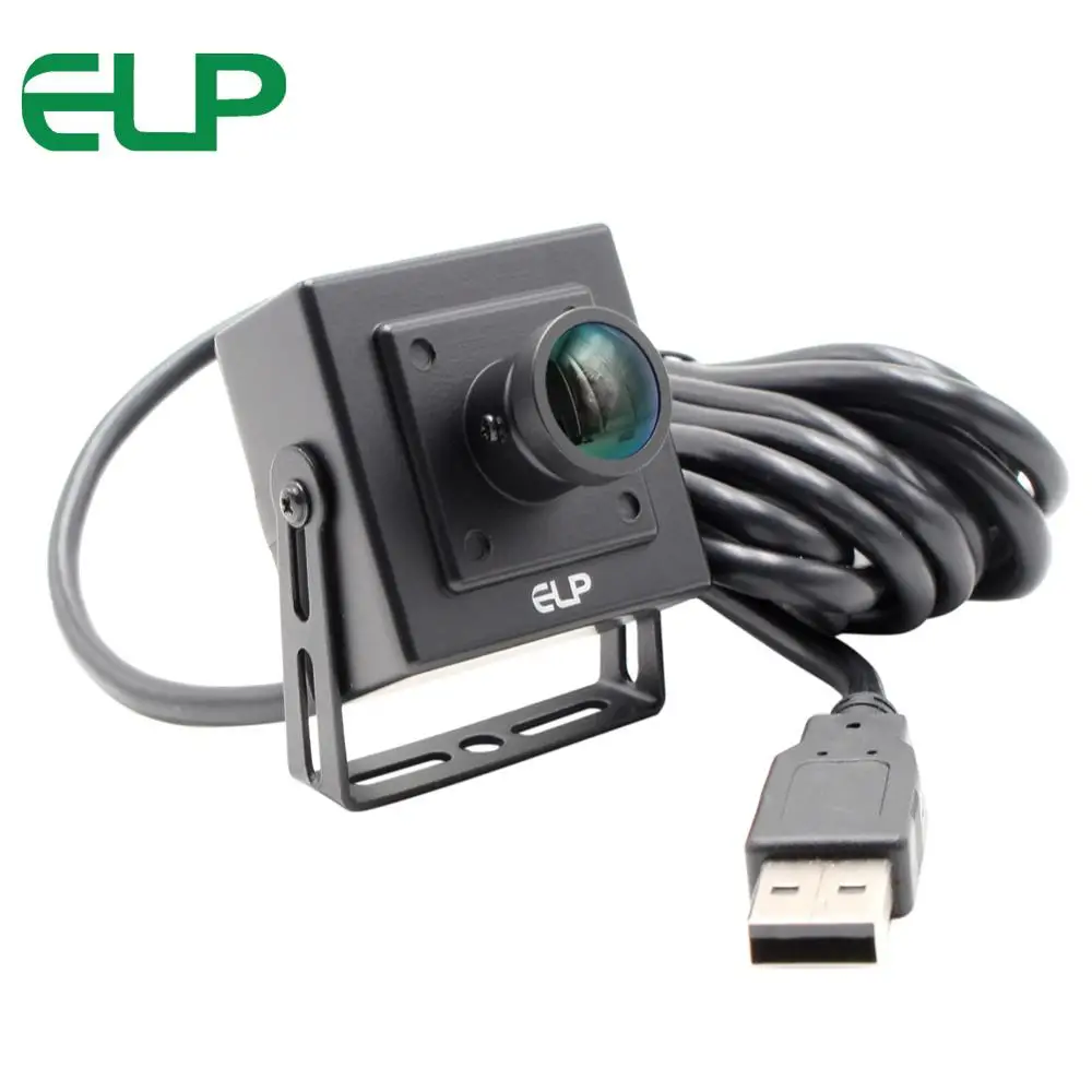 ELP камера USB 0 3 мегапиксельная с черным Чехол и широкоугольным объективом для всех