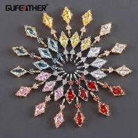 gufeather m1000jewelry accessoriespass reachnickel free18k gold rhodium platedcopperjewelry makingdiy earrings10pcslot