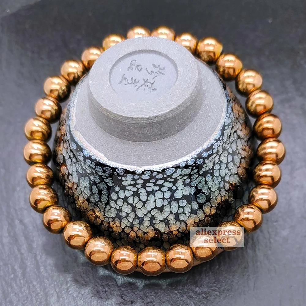 

Золотистый Натуральный пиритовый браслет, модные ювелирные изделия из ниток, энергетический лечебный камень, браслеты ручной работы, аксес...