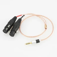 audio upgrade cable replacement for digital audio player nw wm1a nw wm1z 4 4mm male plug to 2 xlr male female balanced cable