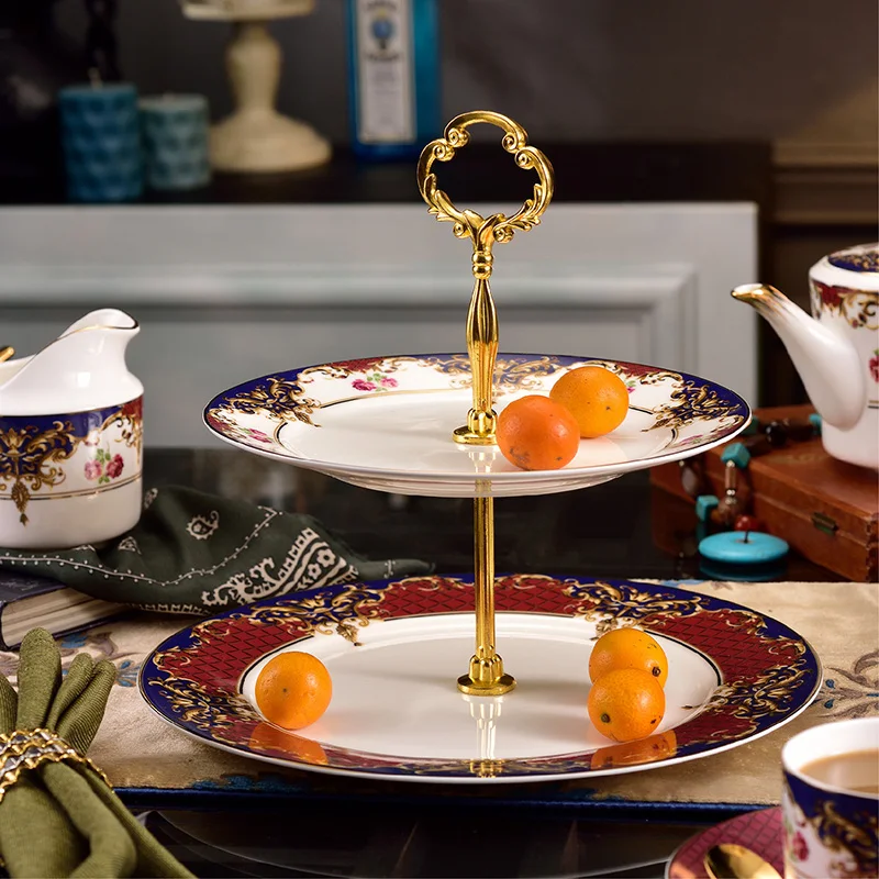 Вечерние украшения 2/3 ярус подставка для свадебного торта костяного фарфора