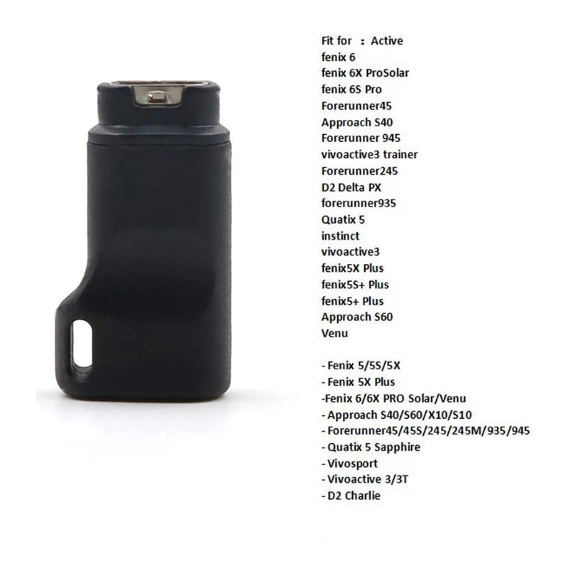 Переходник Adattatore с зарядкой USB 3 1 Тип C бедра 4 контакта на Garmin vivoactive3 approccio S40/S60/X10/S10