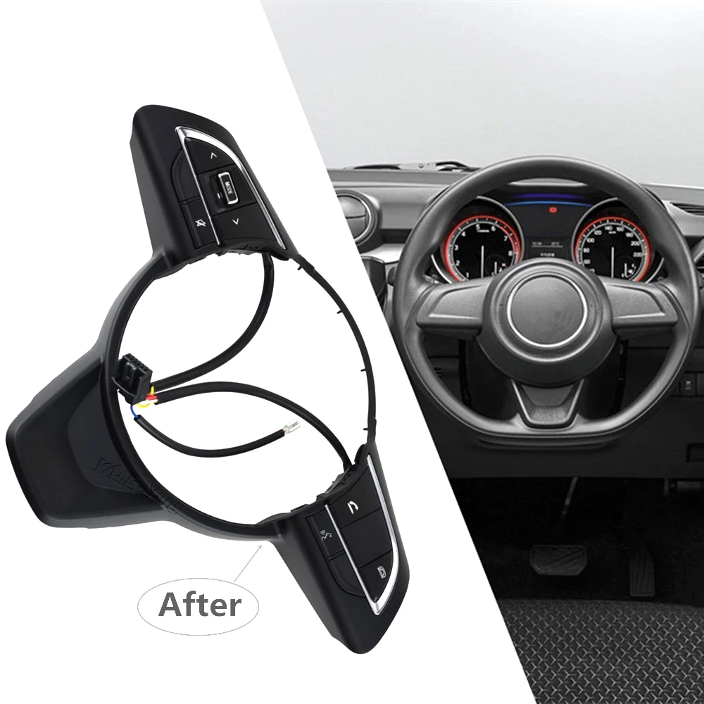 

Fast delivery ! For Suzuki Swift / Swift sport 2017-2018 Steering Wheel Audio Control Switch