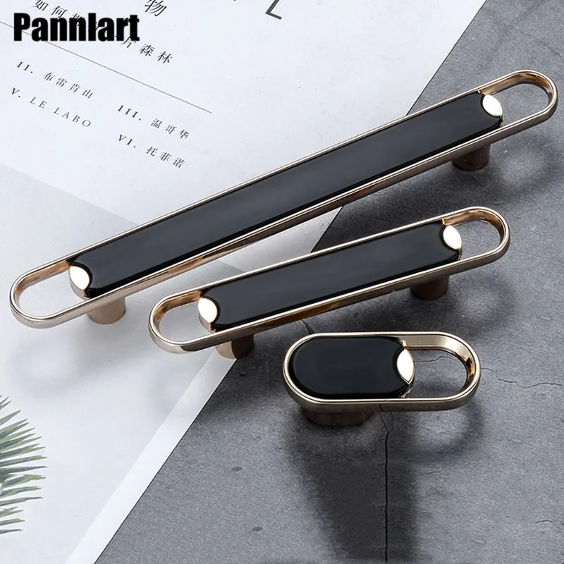 Pannlart 1 шт. новые современные ручки из цинкового сплава цинковый сплав Кухня шкафа