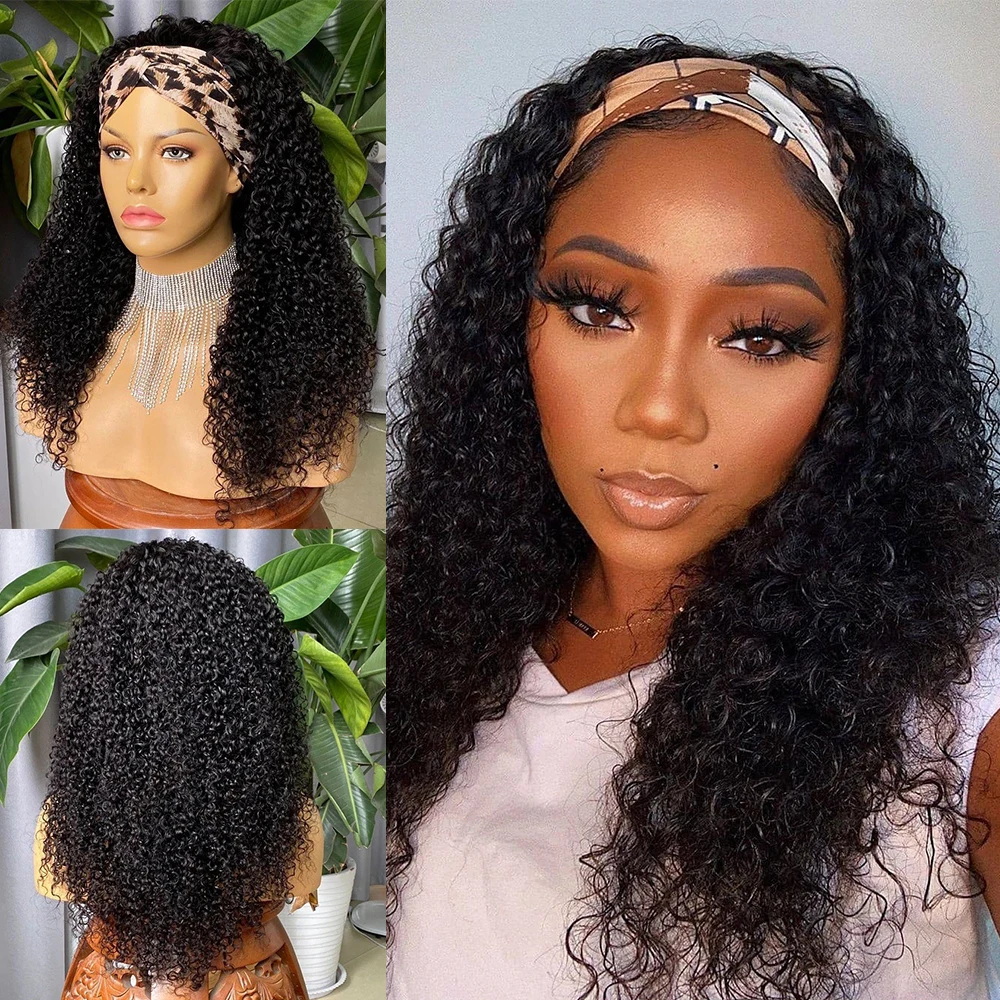 Повязка на голову кудрявые человеческие волосы парики бразильский глуess манекен