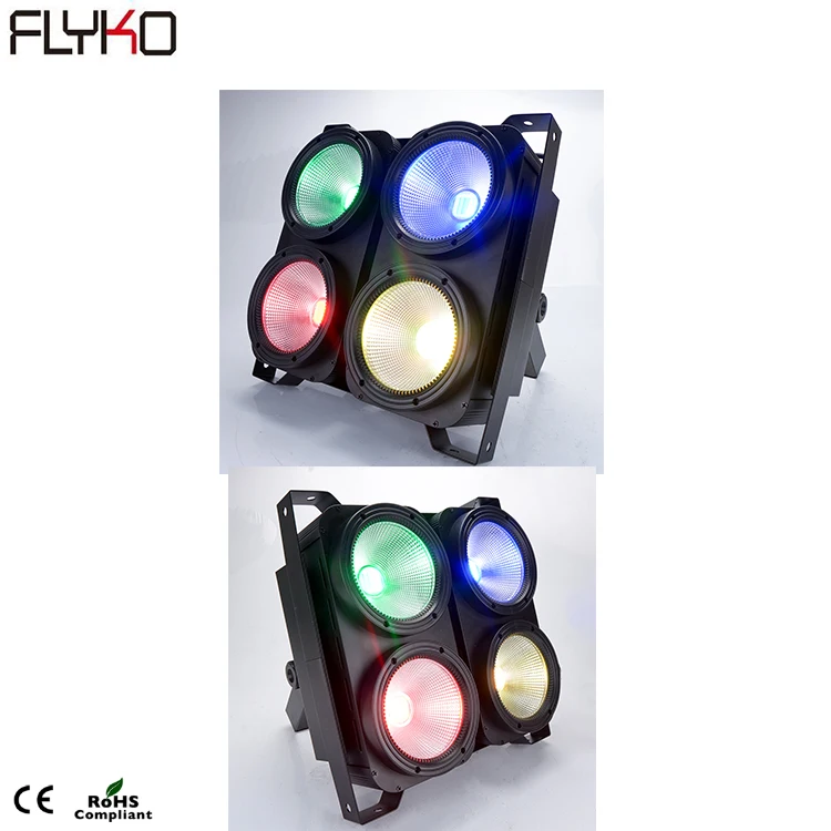 Заводская цена светодиодный светильник RGB 4*100 Вт 3 в 1 (RGB) COB аудитория