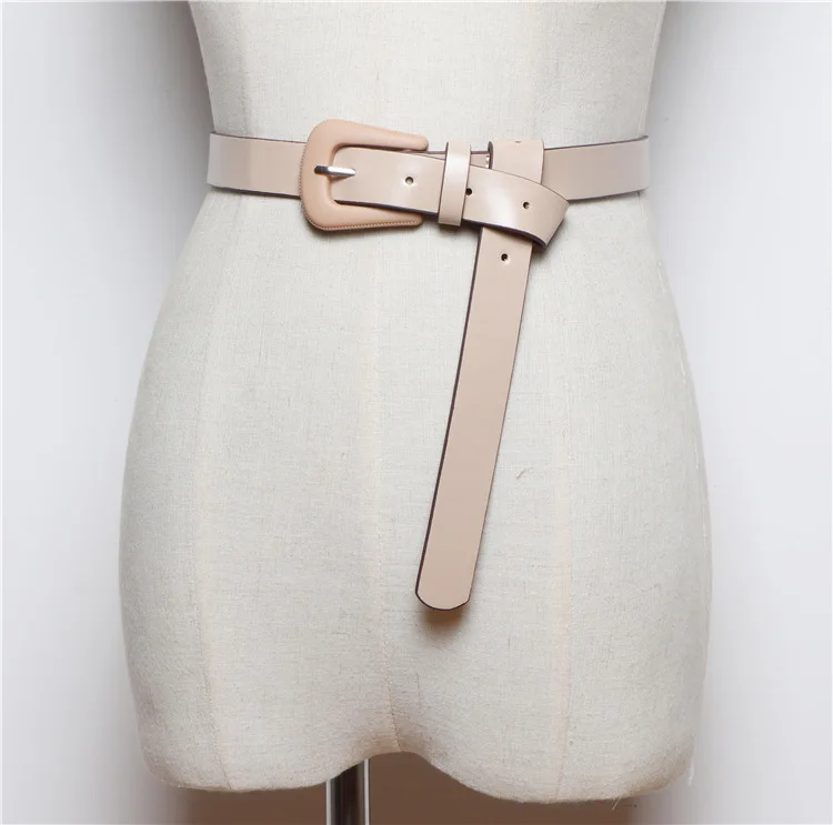 WKOUD EAM новинка 2020 летний ремень с металлической пряжкой кожаный для женщин модный