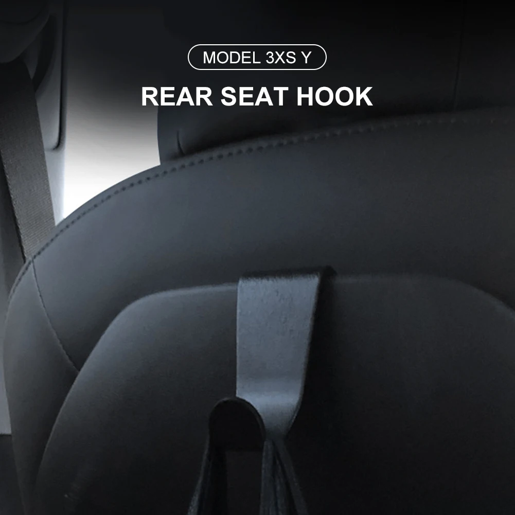 

2021 New Car Seat Headrest Hook 2Pcs For Tesla Model 3 Model S Model X Model Y Hanger Car Accessories Auto Storage Holder