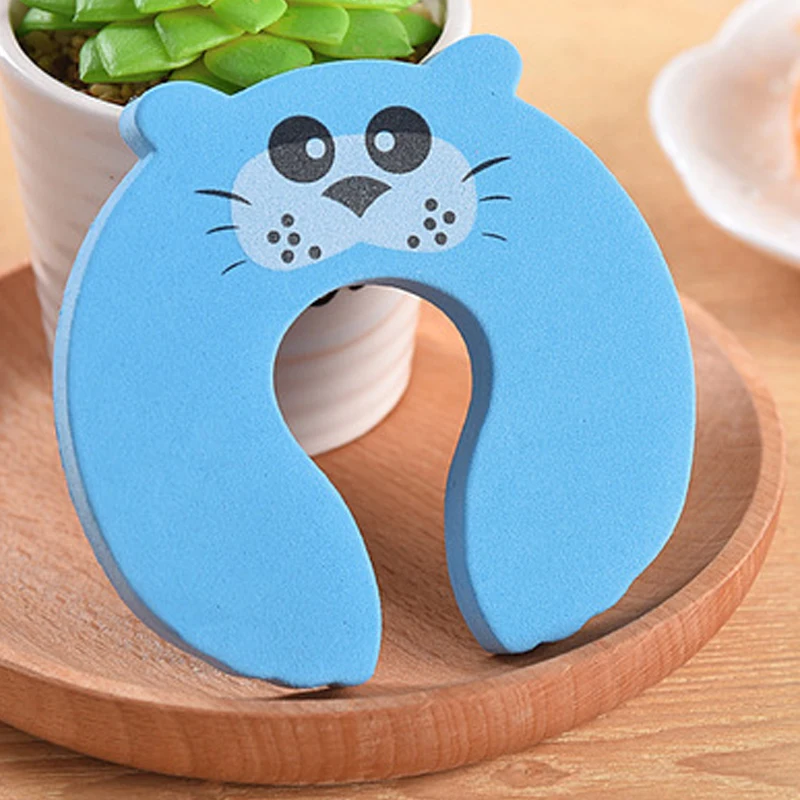 5 uds puerta armario para ba&ntilde;o armario cerraduras de seguridad beb&eacute; protecci&oacute;n ni&ntilde;o reci&eacute;n nacidos anti-pinza de sujeci&oacute;n mano creativa Cerradura de seguridad para beb&eacute;s-5
