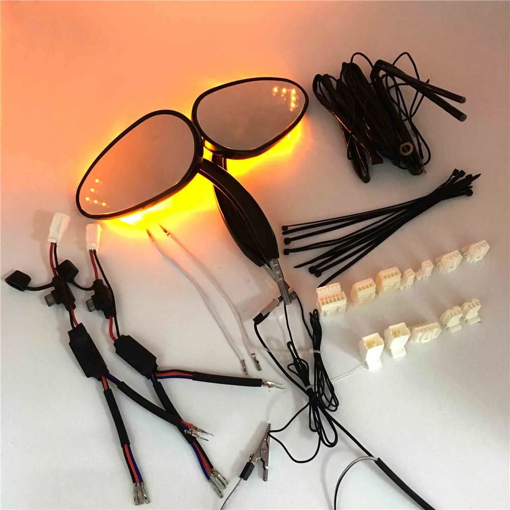 Встроенная светодиодная стрелка для зеркала поворота Harley Davidson CVO Limited VRSCAW V-ROD Chrome