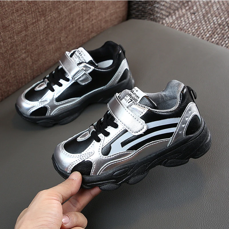 Детские кроссовки для мальчиков Резиновая подошва ПУ верхняя Подходит 1 2 3 11 12 13 14