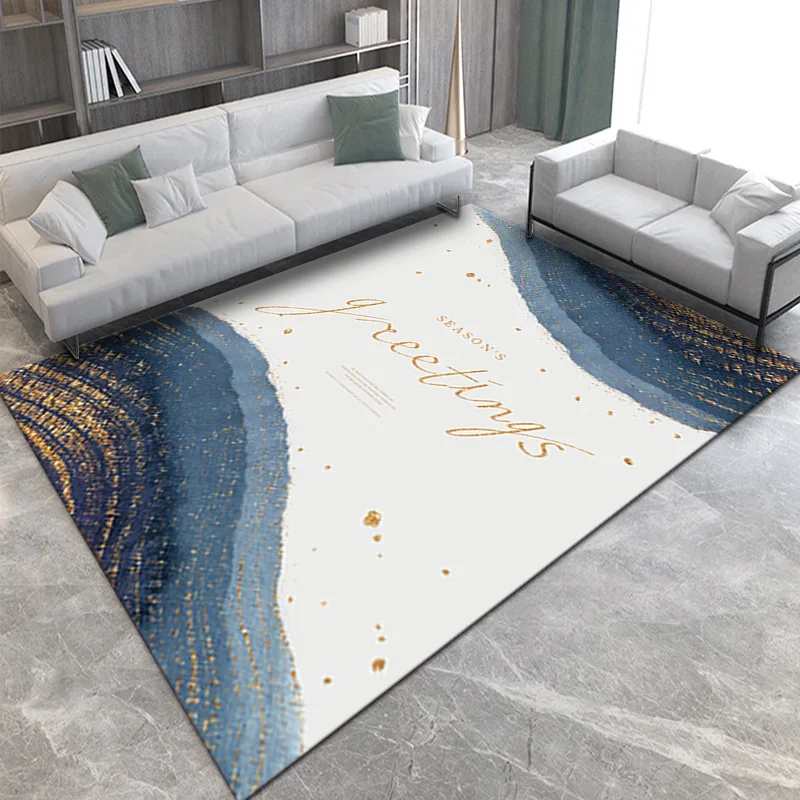 

Carpet for Living Room Nordic Simple Geometry Rugs Modern Home Coffee Table Bedroom Decor Anti-skid Skin-friendly Customized Mat