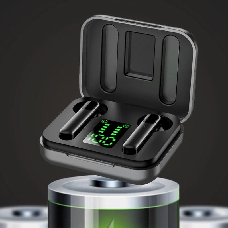 

Беспроводные наушники X40, спортивные стереонаушники-вкладыши, водонепроницаемые наушники с шумоподавлением, гарнитура со светодиодной циф...