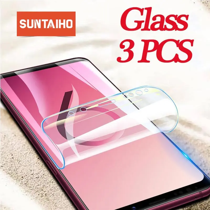 3 шт. Гидрогелевая пленка для Samsung Galaxy S10 Plus Защитная экрана S8 S9 S20 S10plus S20ultra Note 8 9