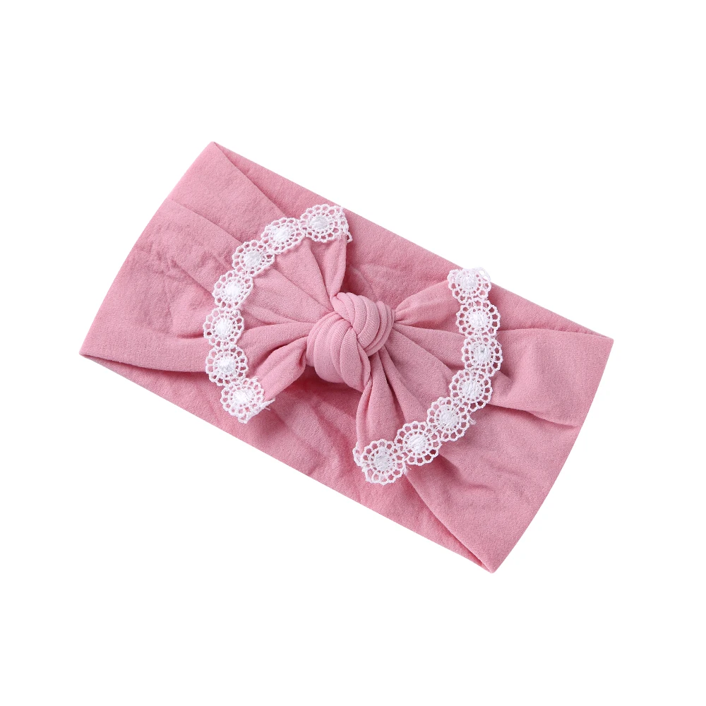 Повязка На Голову Нейлоновая широкая с бантом для девочек 27 шт./лот | Детская