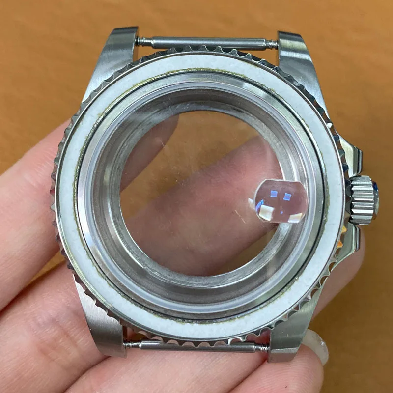 

2021 New Watch accessories 316 steel 40mm watch case sapphire crystal for NH35/NH36 movement literal 28.5mm