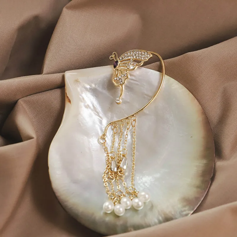 Новые роскошные блестящие серьги клипсы с кубическим цирконием AAA для женщин