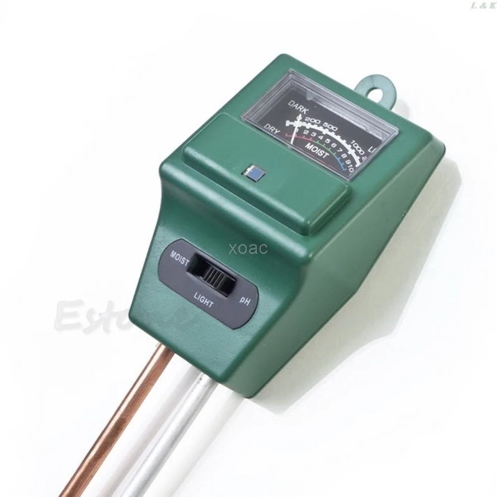3 in 1 PH Soil Tester Water Moisture Test Light Meter for Garden Plant Flower M12 dropship | Инструменты