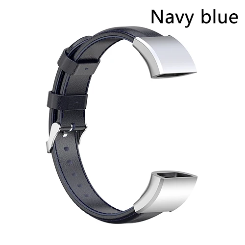 Кожаный браслет для huawei band 3/Band 3 Pro/TER-B09/TER-B29 Смарт-часы аксессуары замена браслета - Цвет: Navy blue