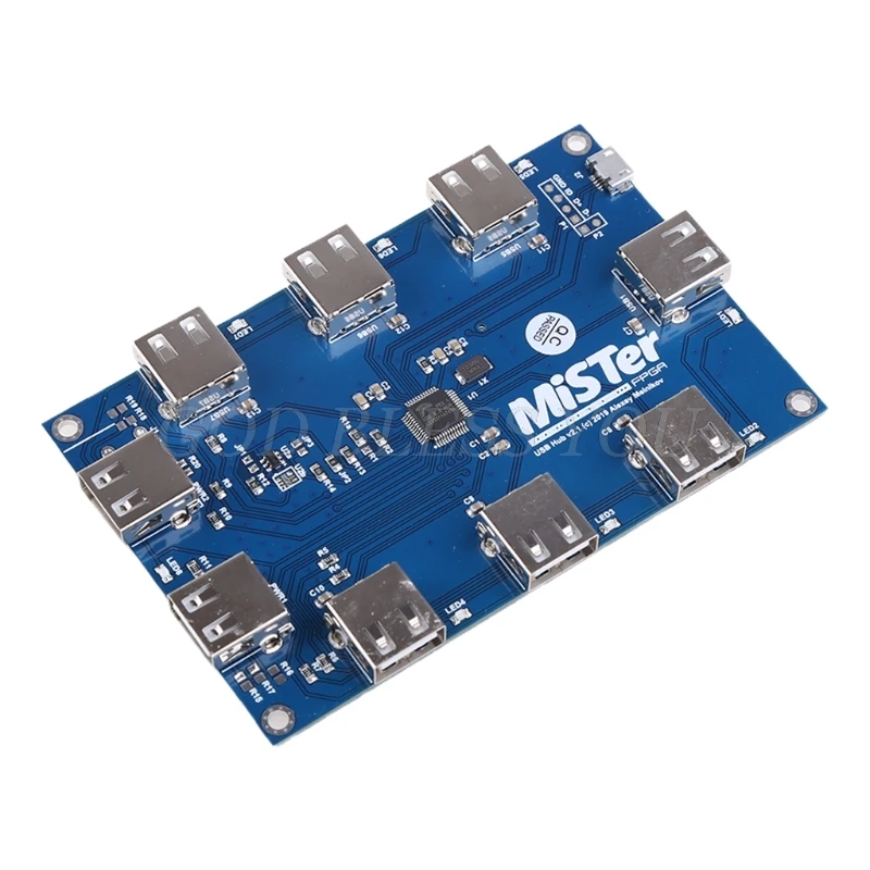 Ручная сварка мистер usb-хаб v2.1 доска для FPGA 7 Порты USB Прямая доставка | Электроника