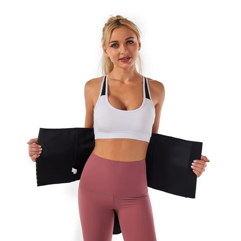 

Adjustable Neoprene Sauna Trainer Corset Waist Sweat Belt for Women Weight Loss Compression Trimmer Workout Fitness