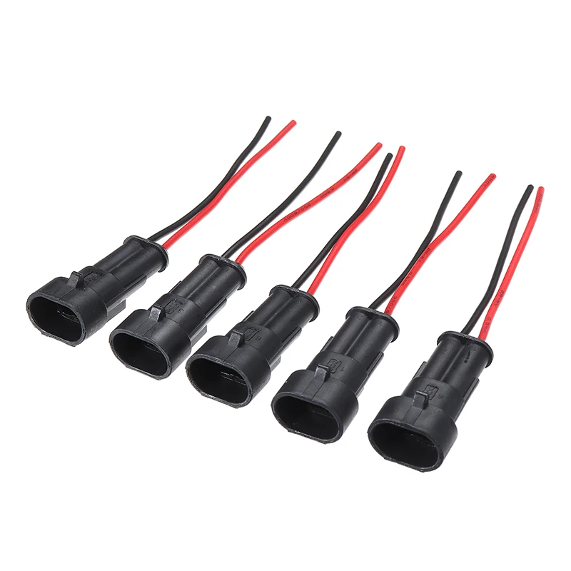 5 пары/компл. 2 контактный высококачественный автомобильный водонепроницаемый