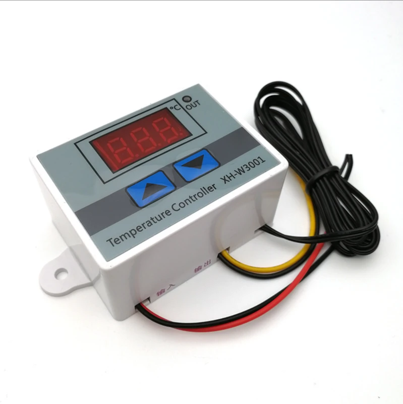 XH-W3002 W3002 AC 110V-220V DC 24V DC 12V Led Digital Thermoregulator Thermostat Temperature Controller Control Switch Meter