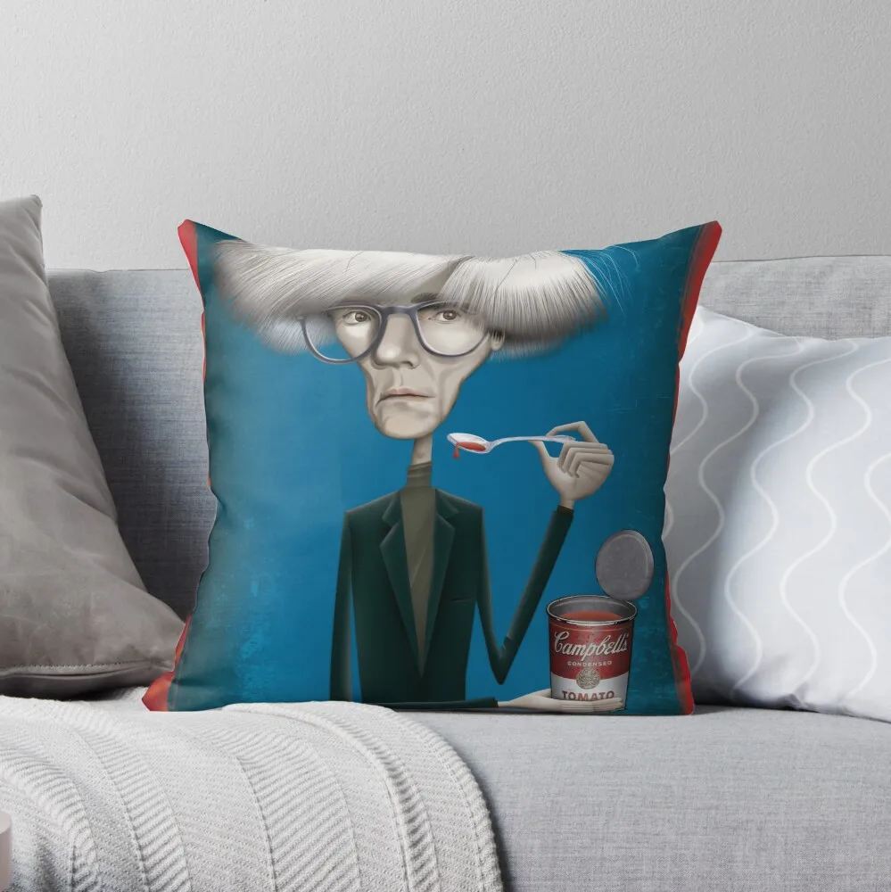 

Andy Warhol Throw Pillow Pillow Case Polyester Home Decora Pillowcases Throw Pillow Case kussensloop almohada poszewka